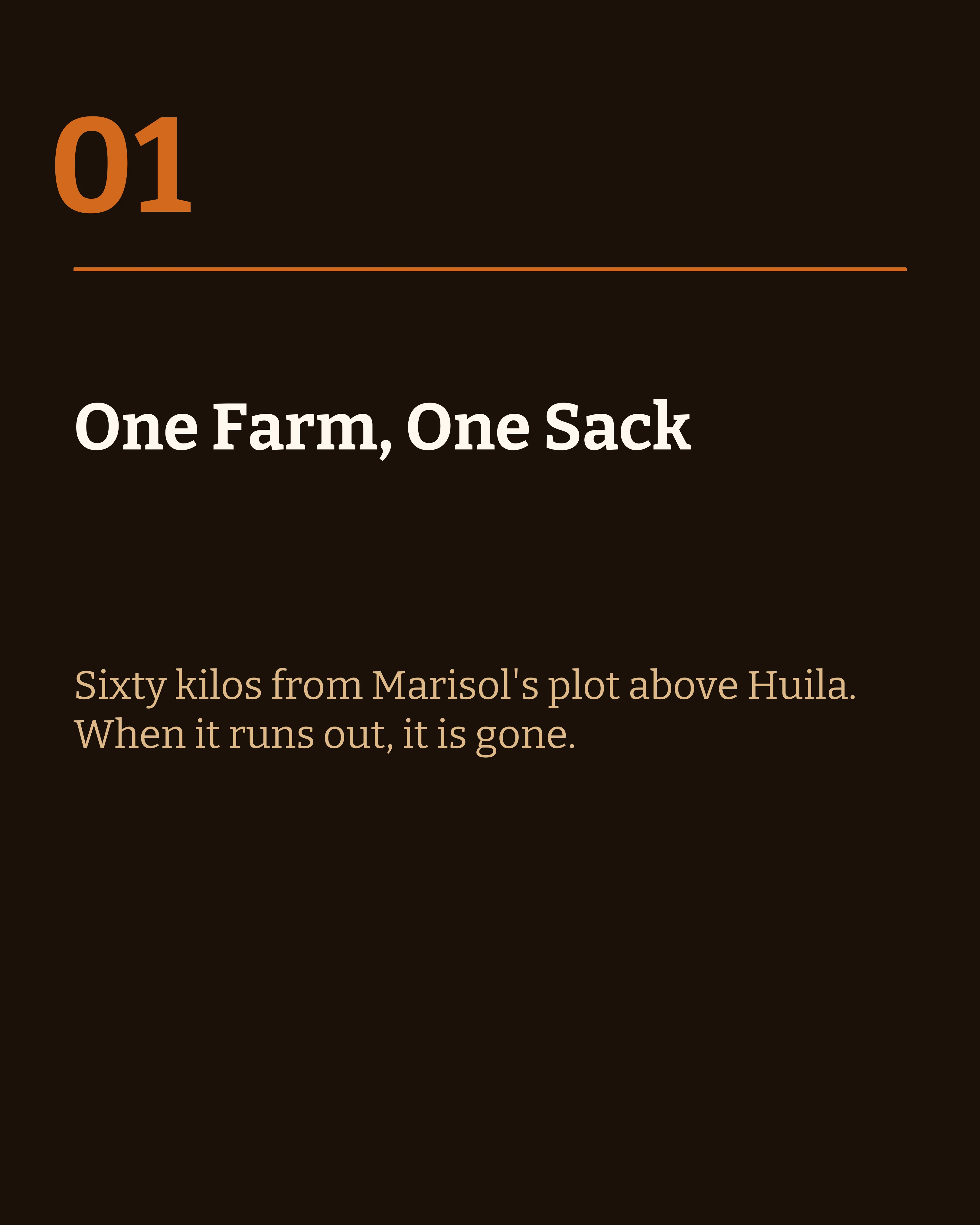 Slide about sourcing the harvest