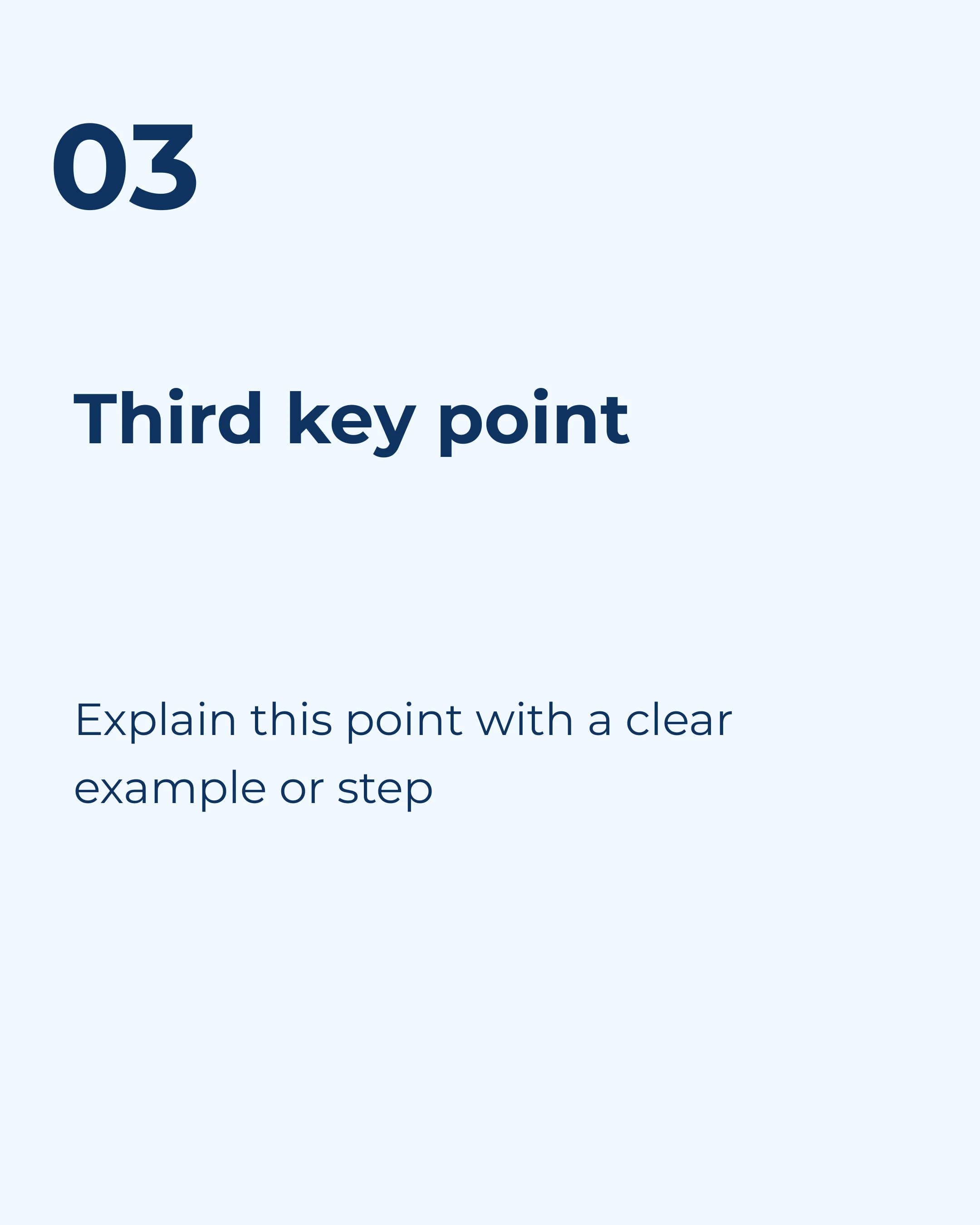 Sample carousel slide illustrating the Action phase of AIDA