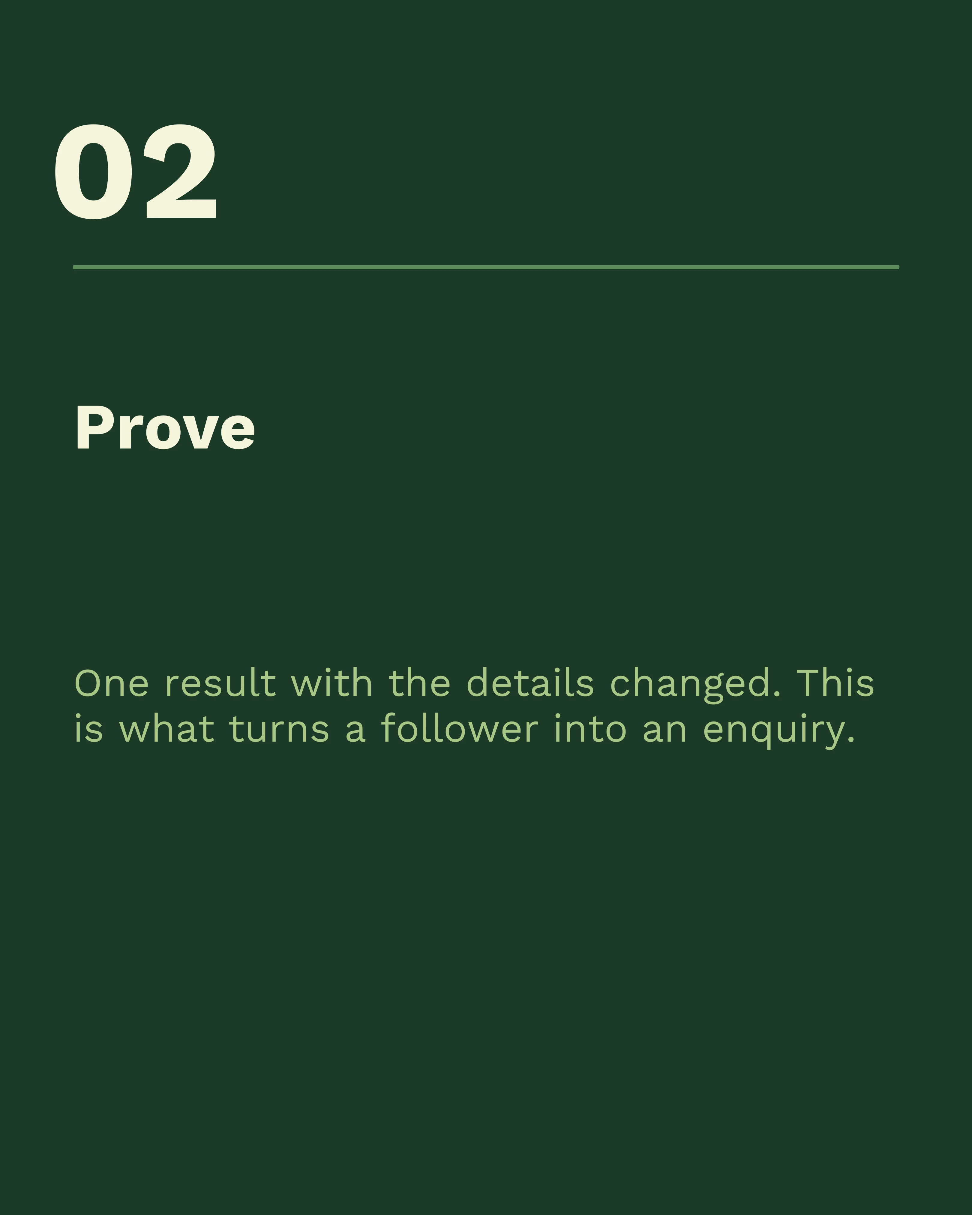 Post type two: prove