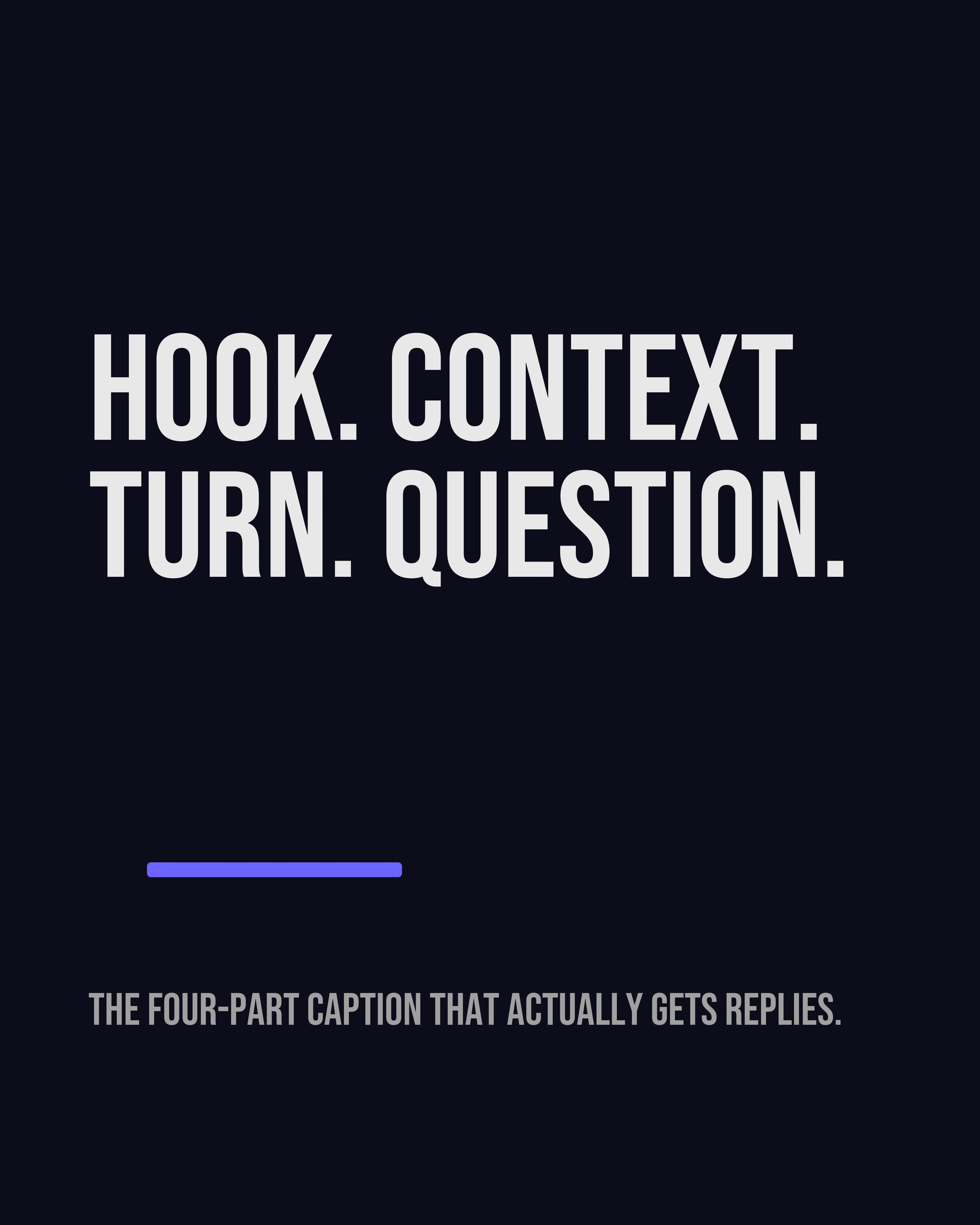 Caption structure carousel slide