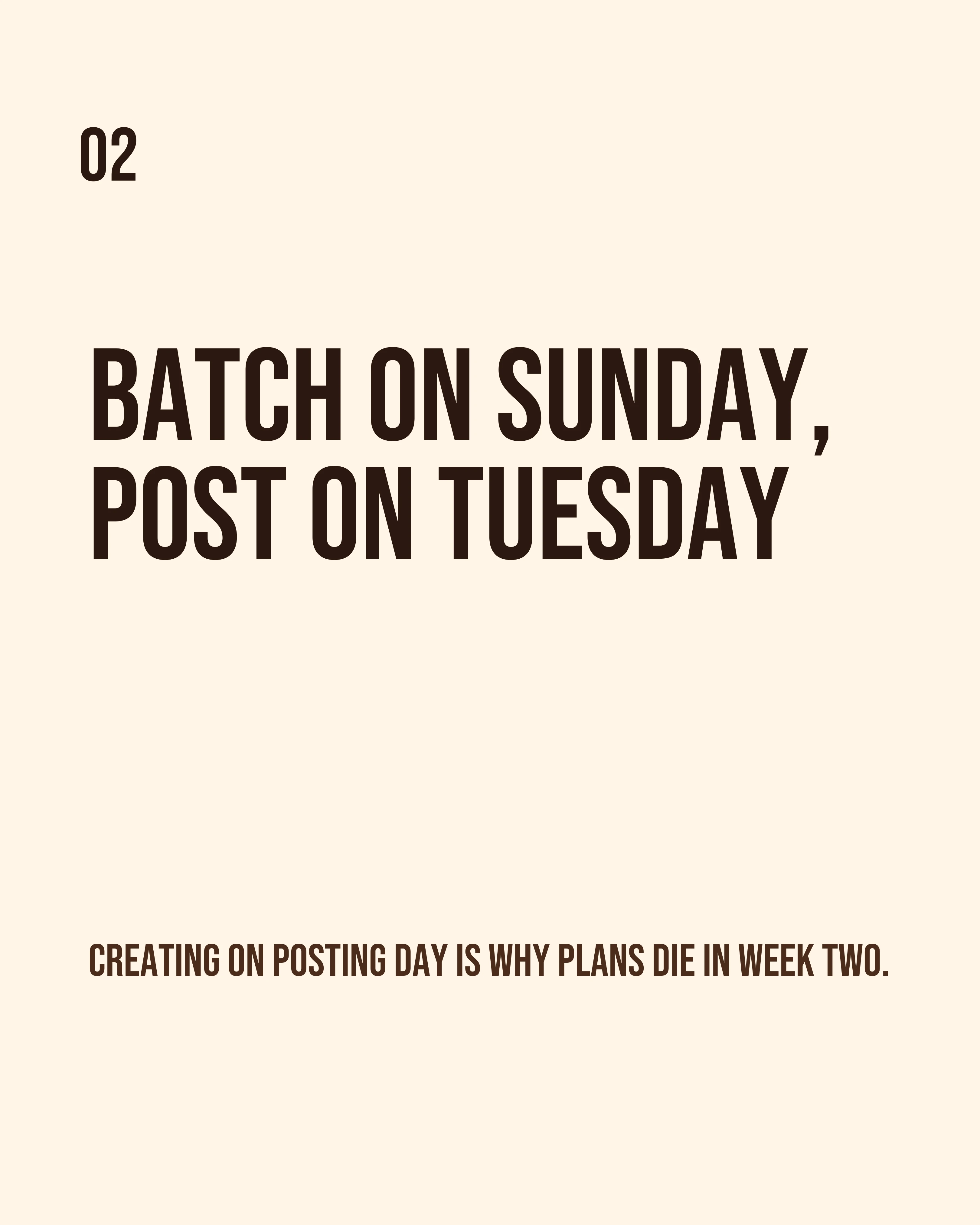 Batch on Sunday slide