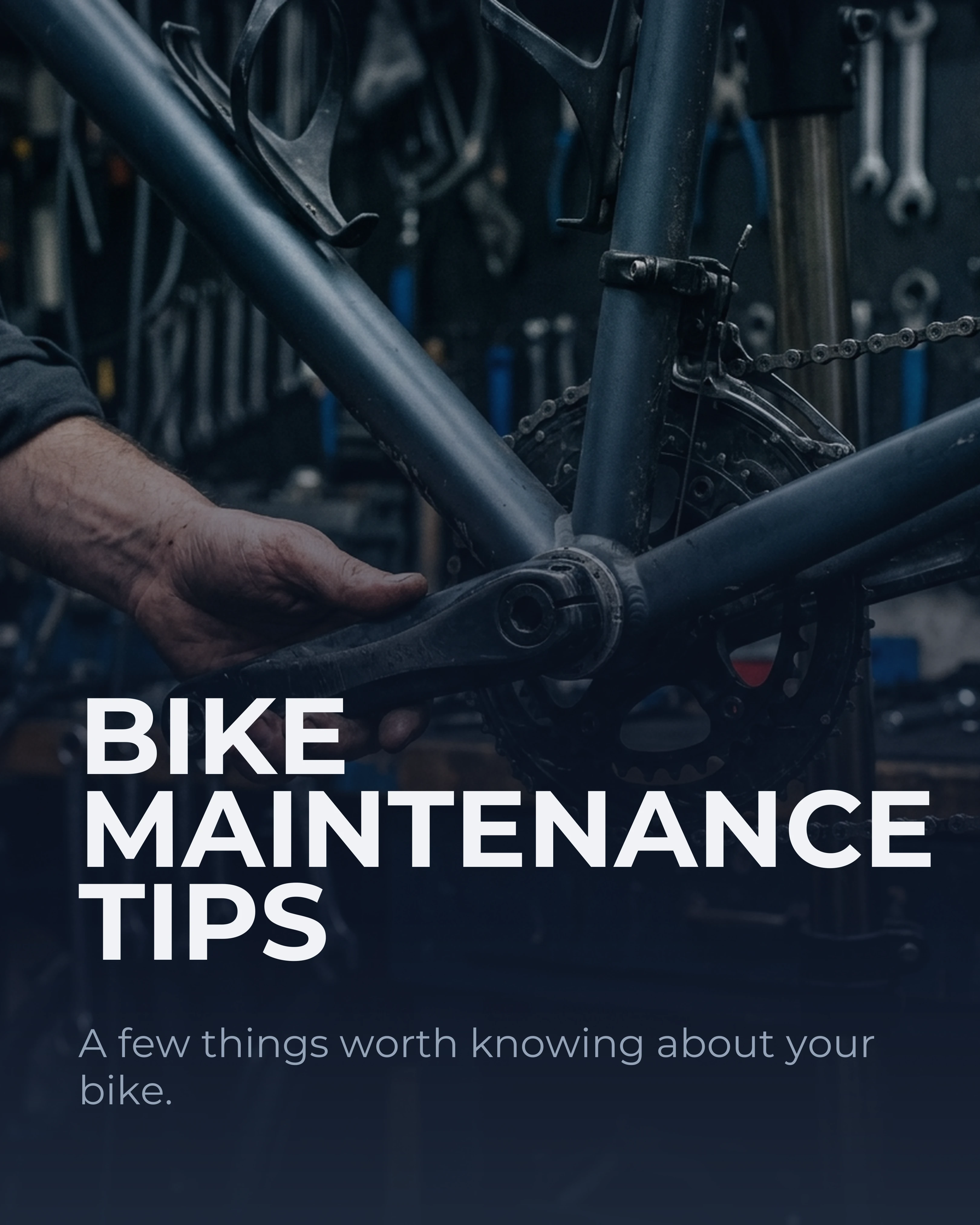 Vague cover: bike maintenance tips