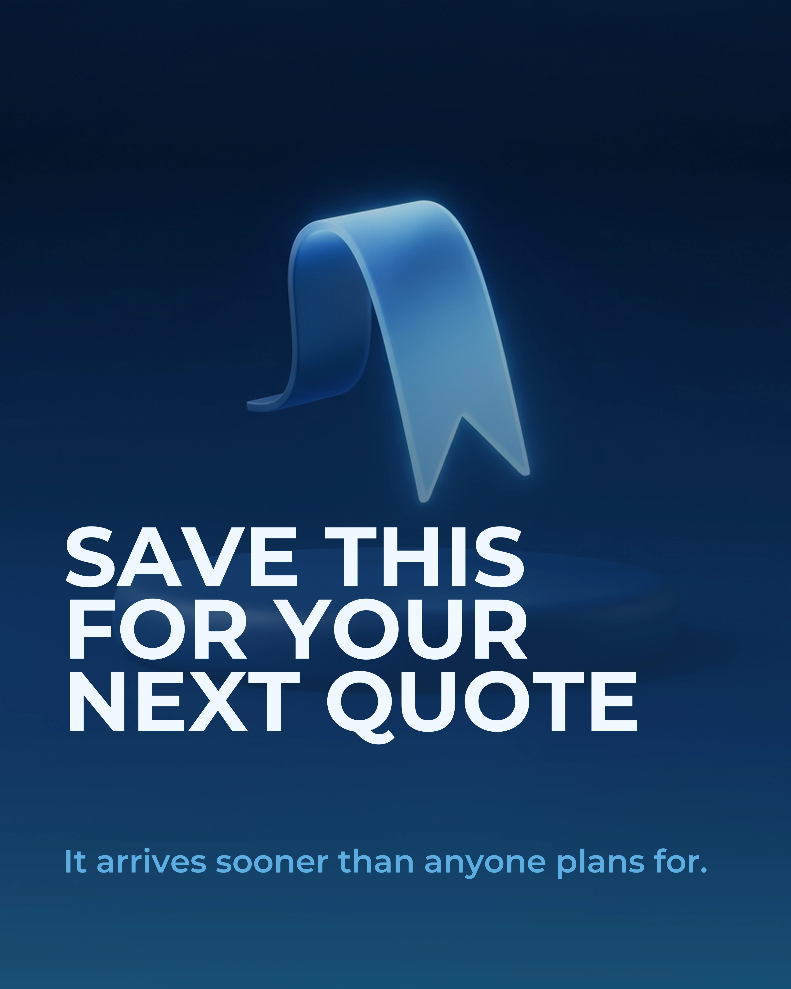Closing slide: save this for your next quote