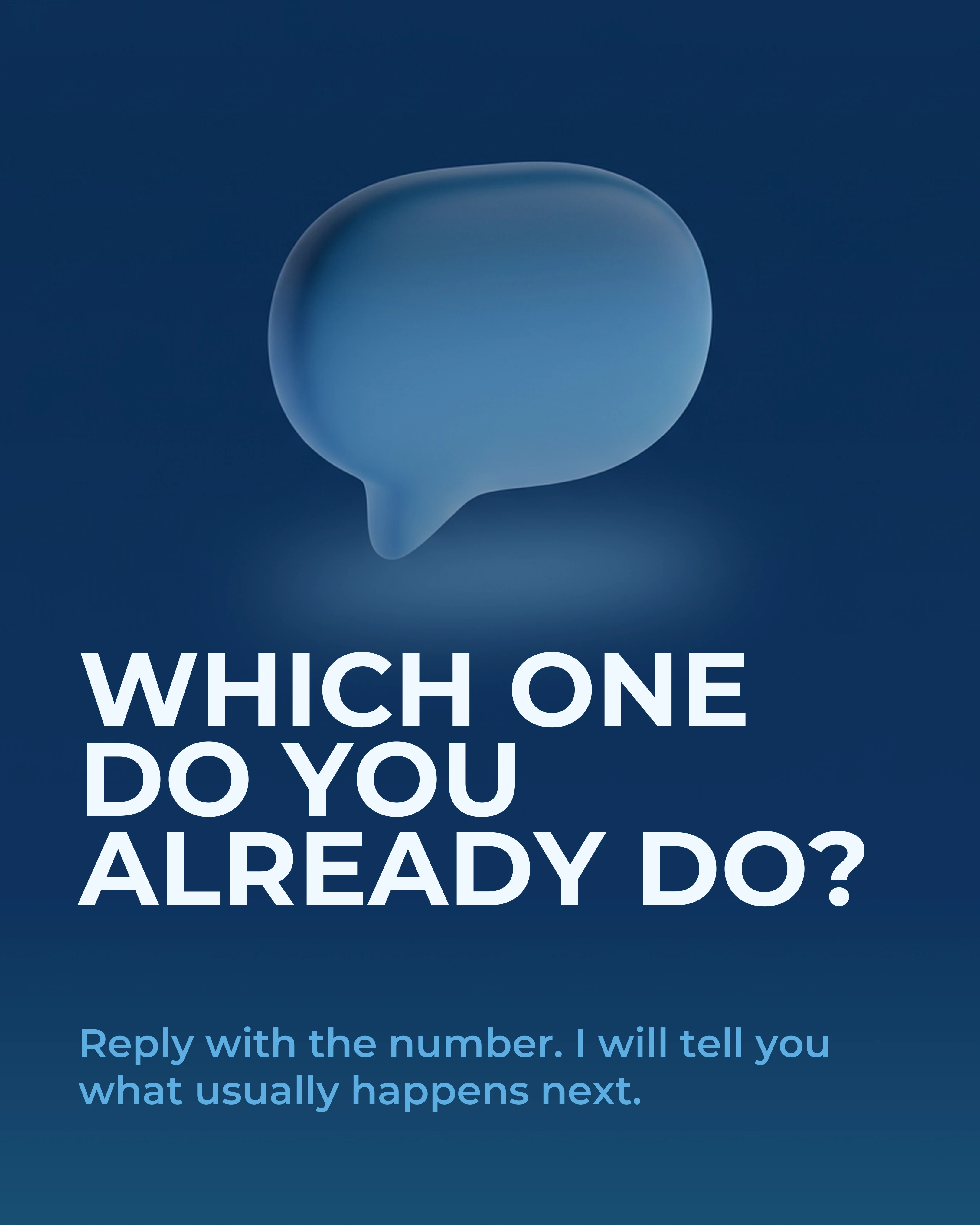 Narrow question closing slide