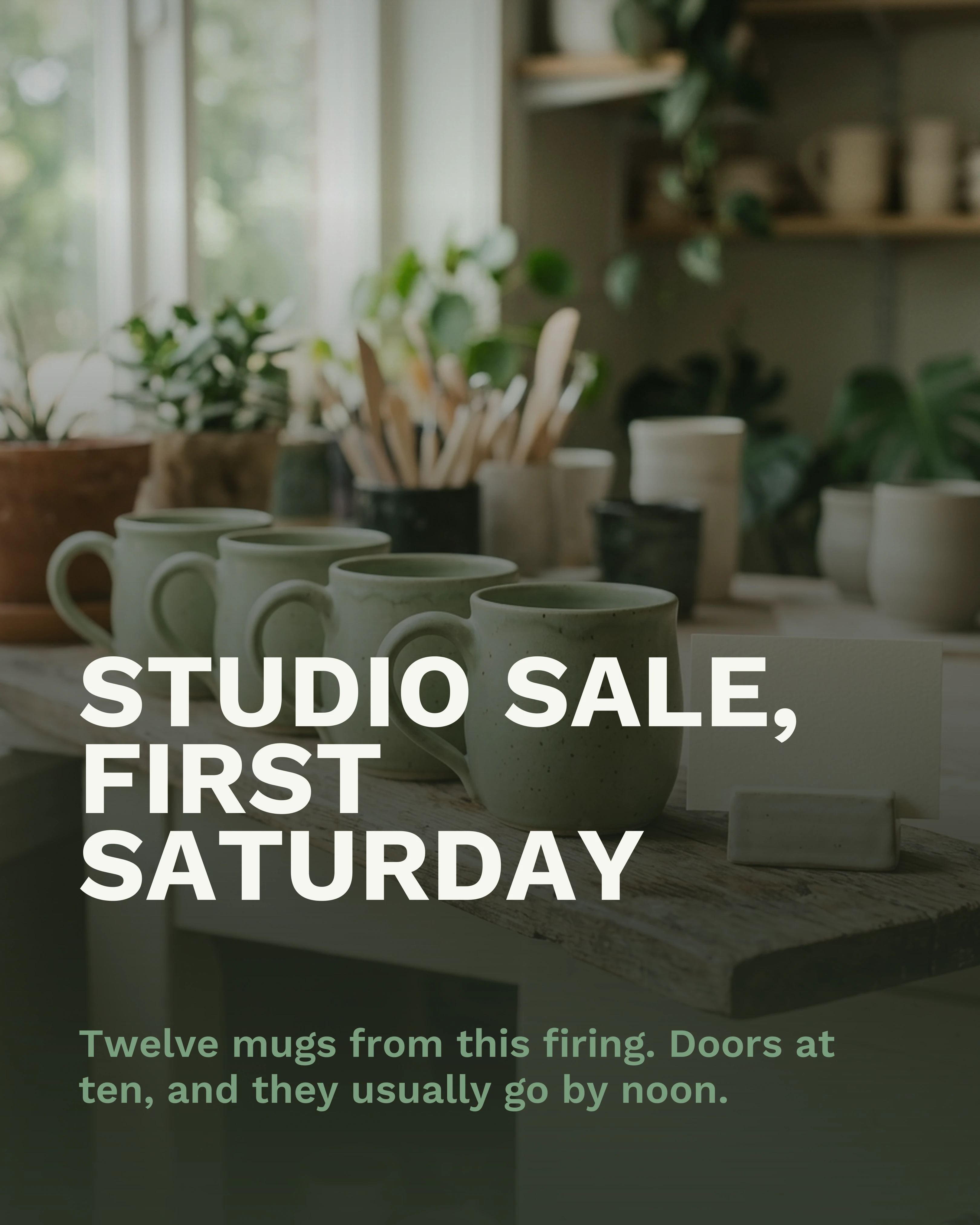 Closing slide about the next studio sale