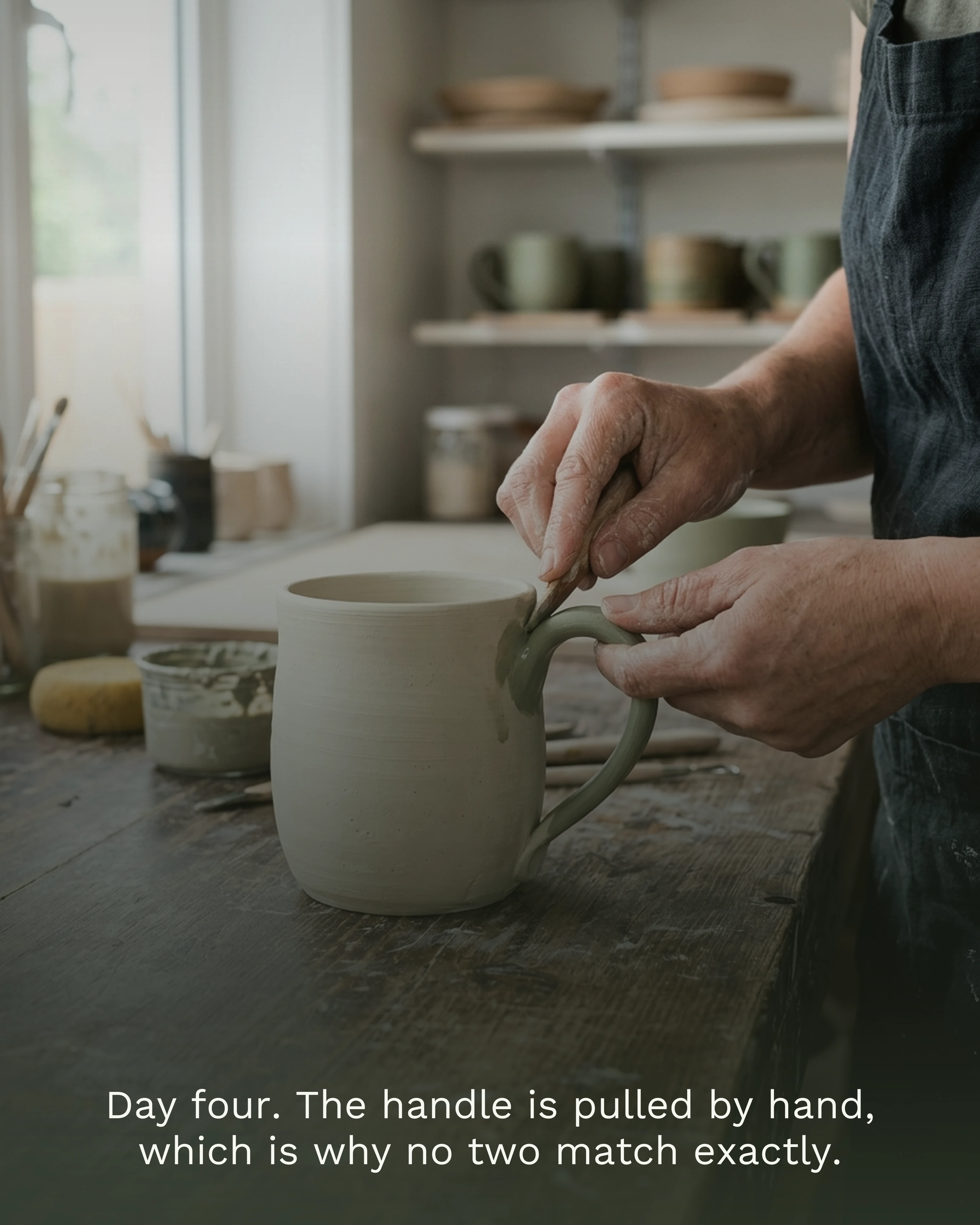 Attaching the pulled handle