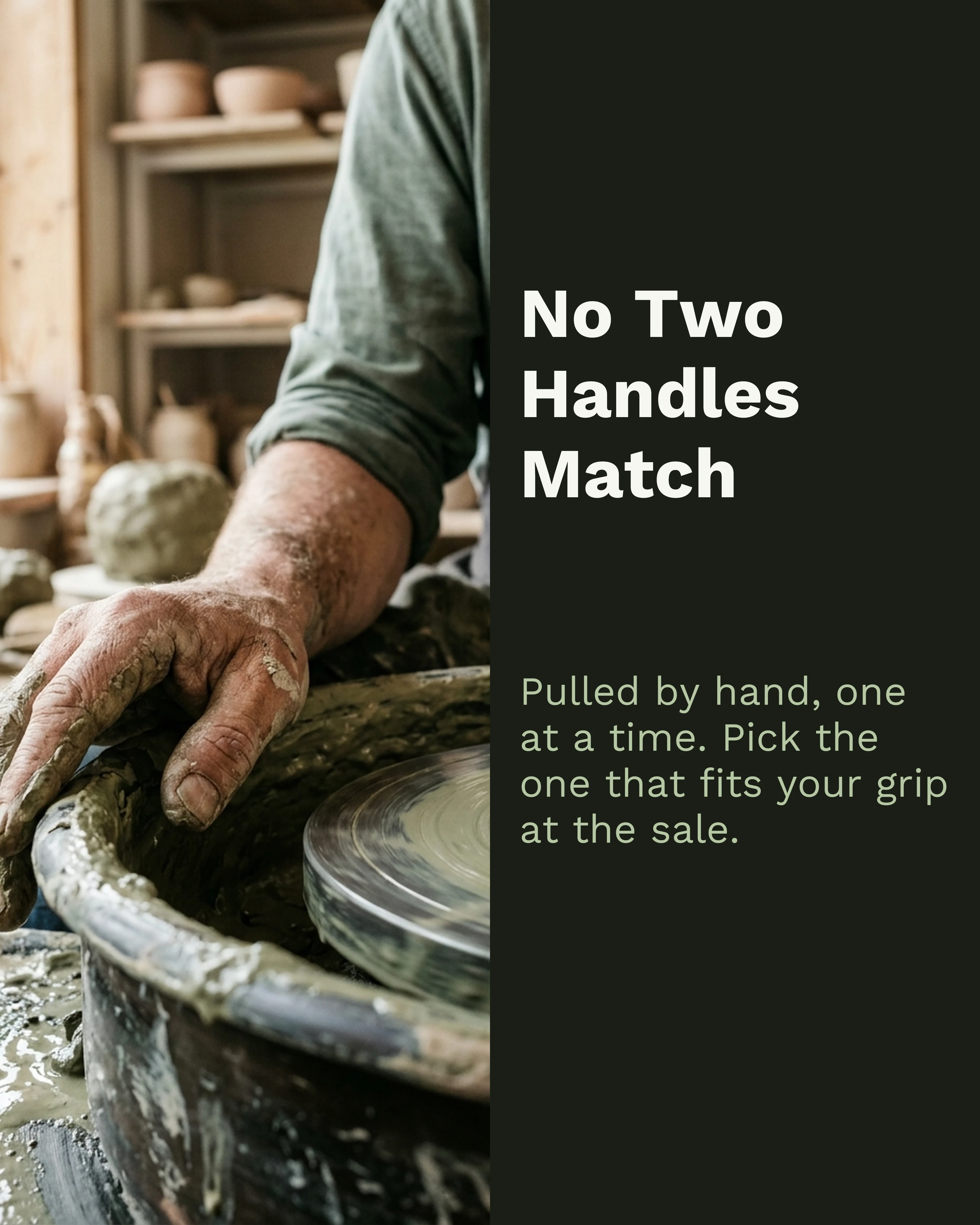 Slide about every handle being pulled by hand