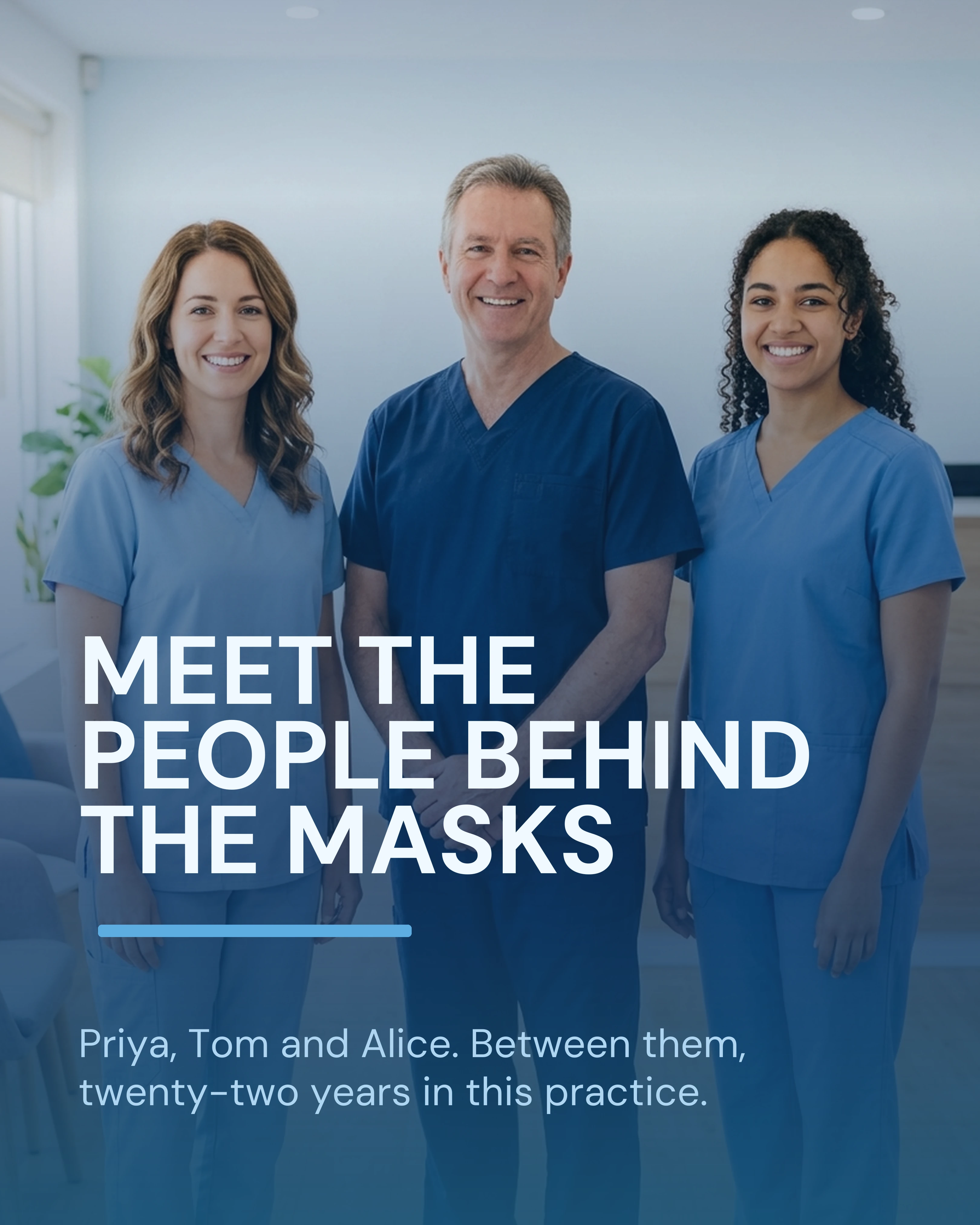 Meet the dental team slide