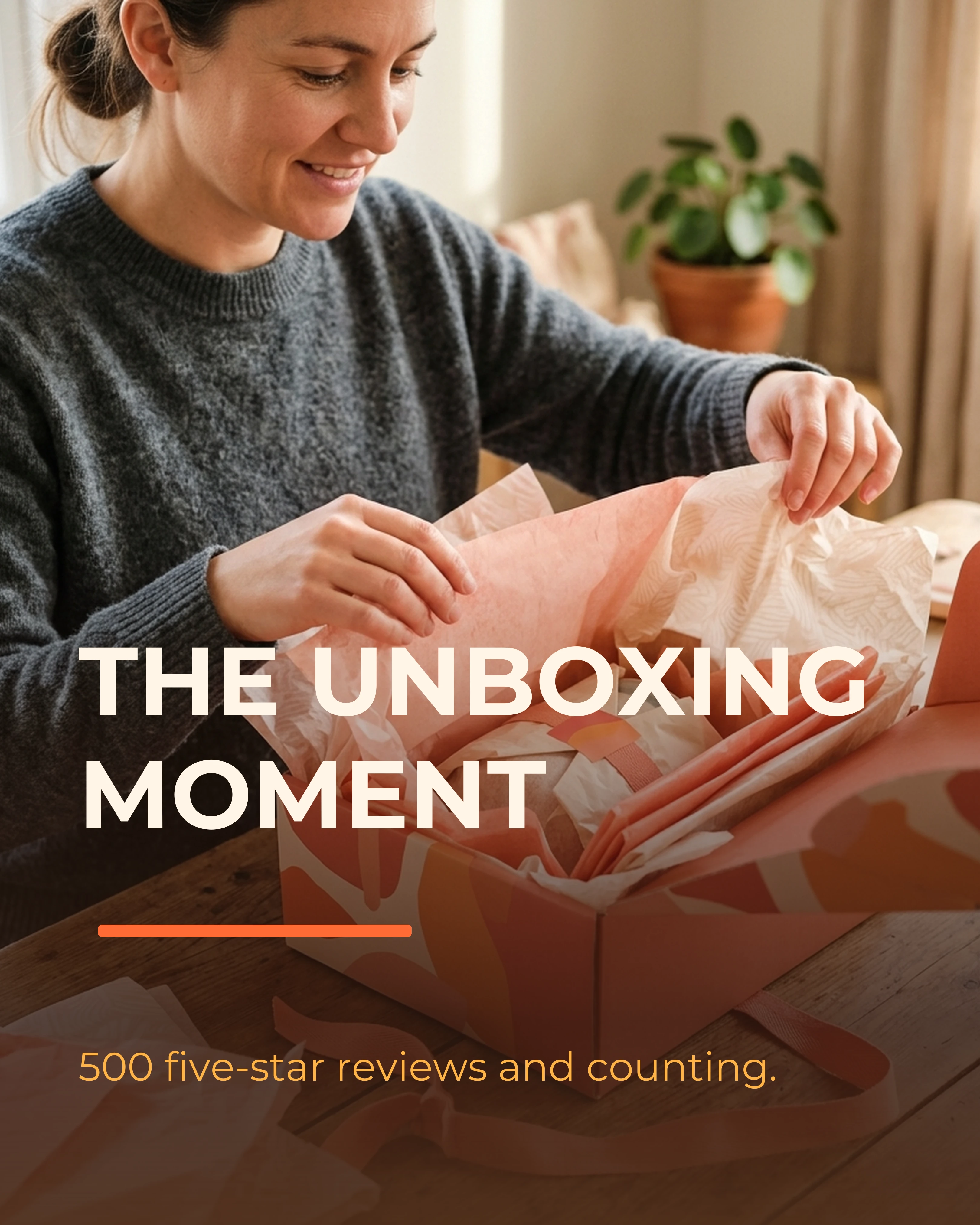 UGC visual — unboxing