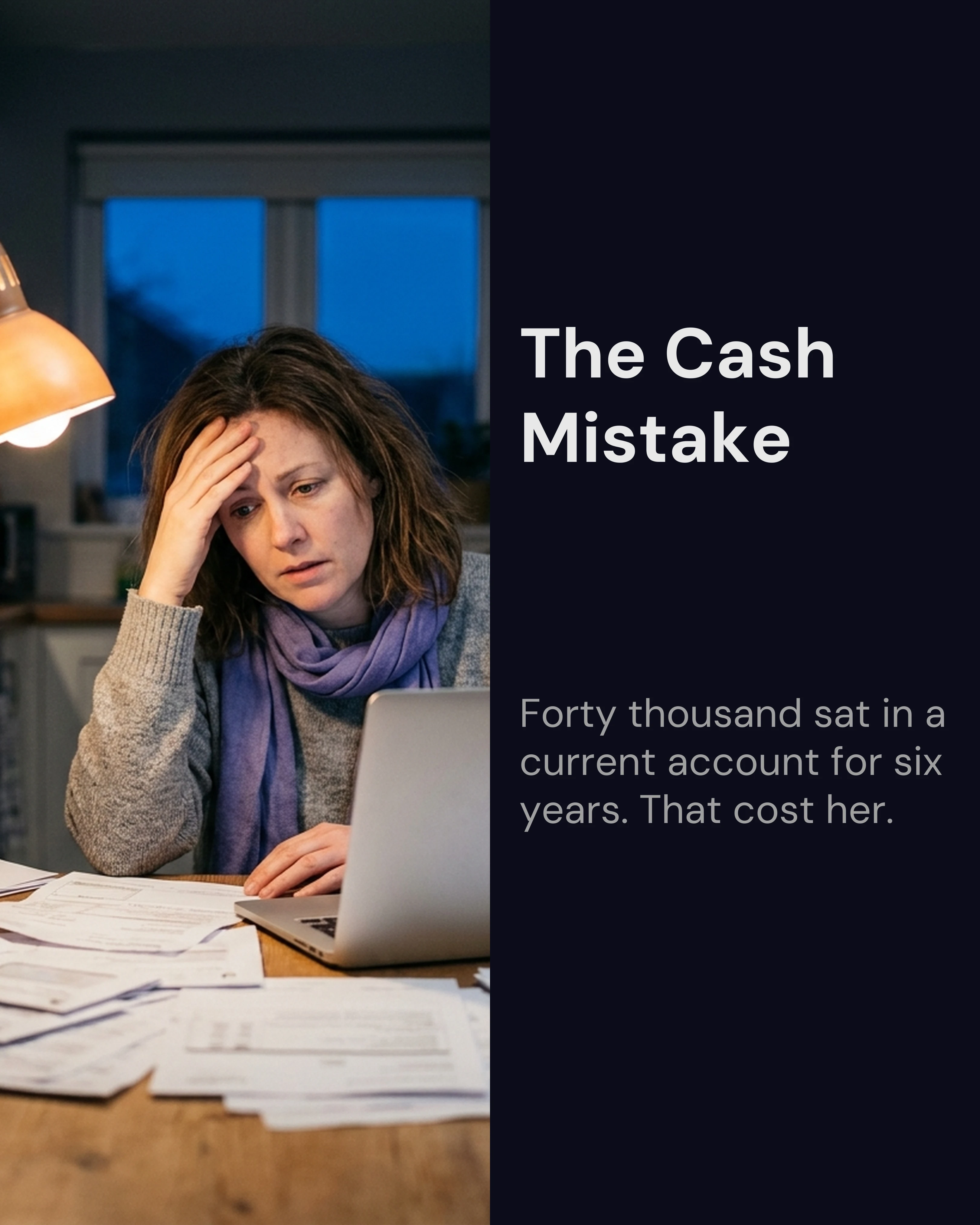 The costly cash mistake slide