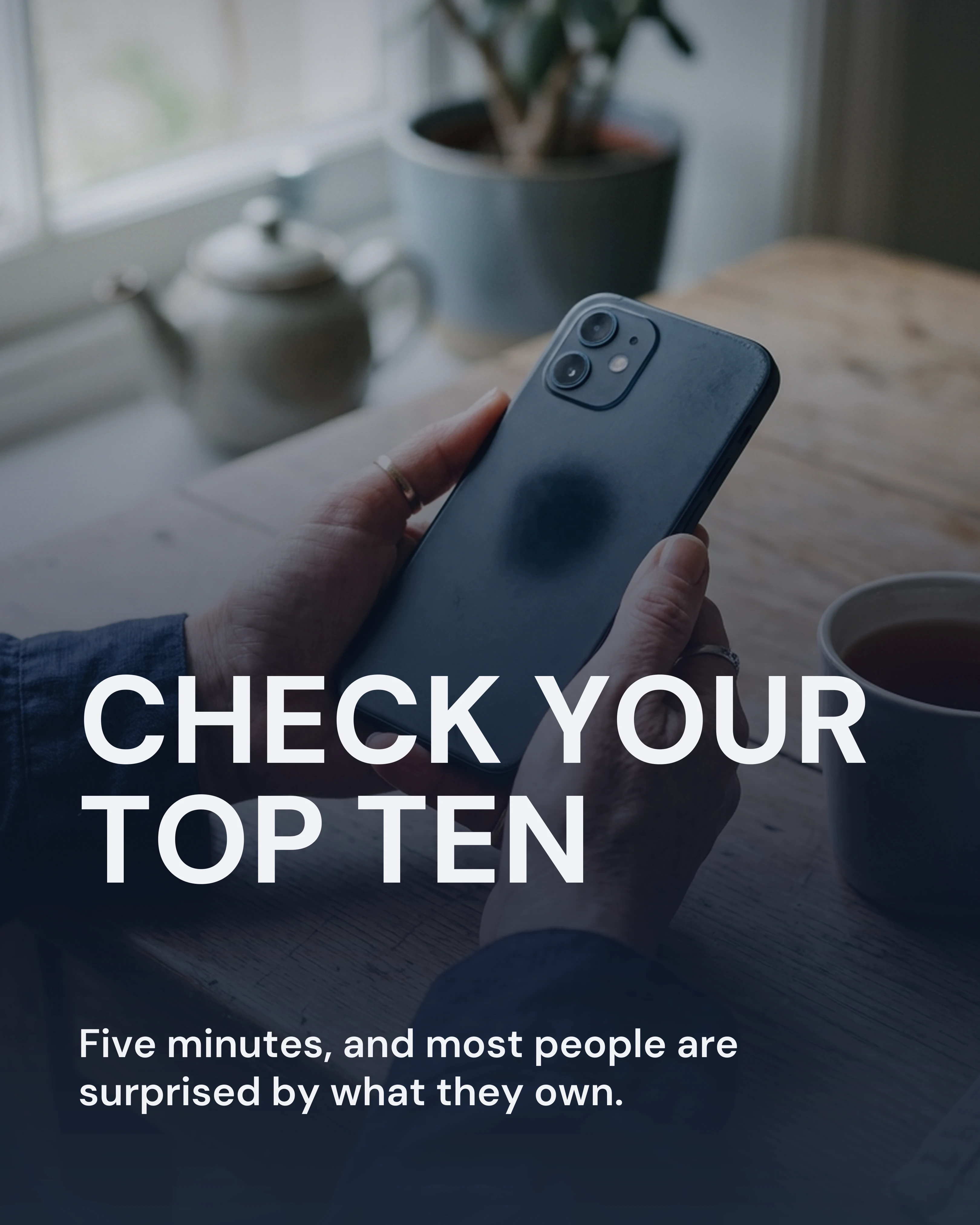 Closing slide: check your top ten