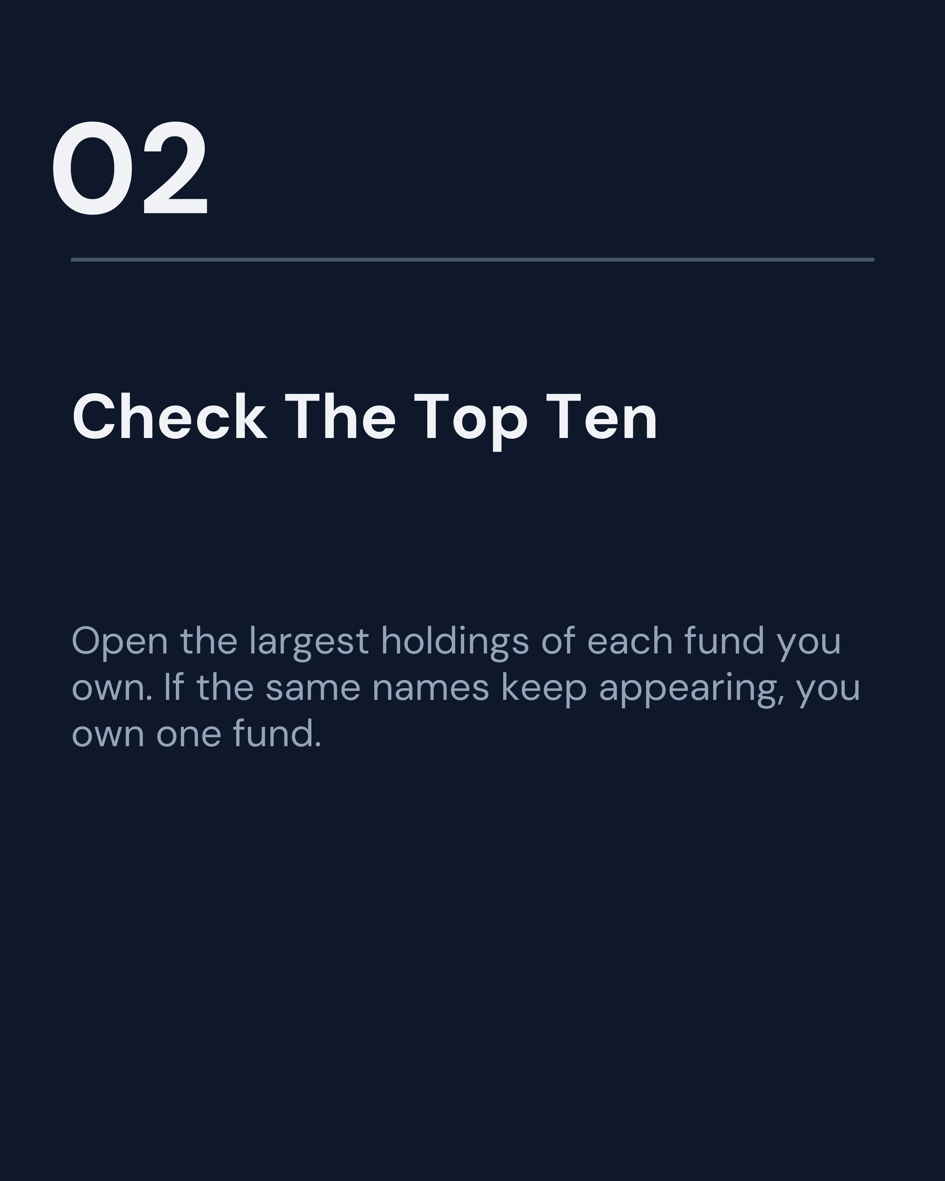 Slide two: check the top ten