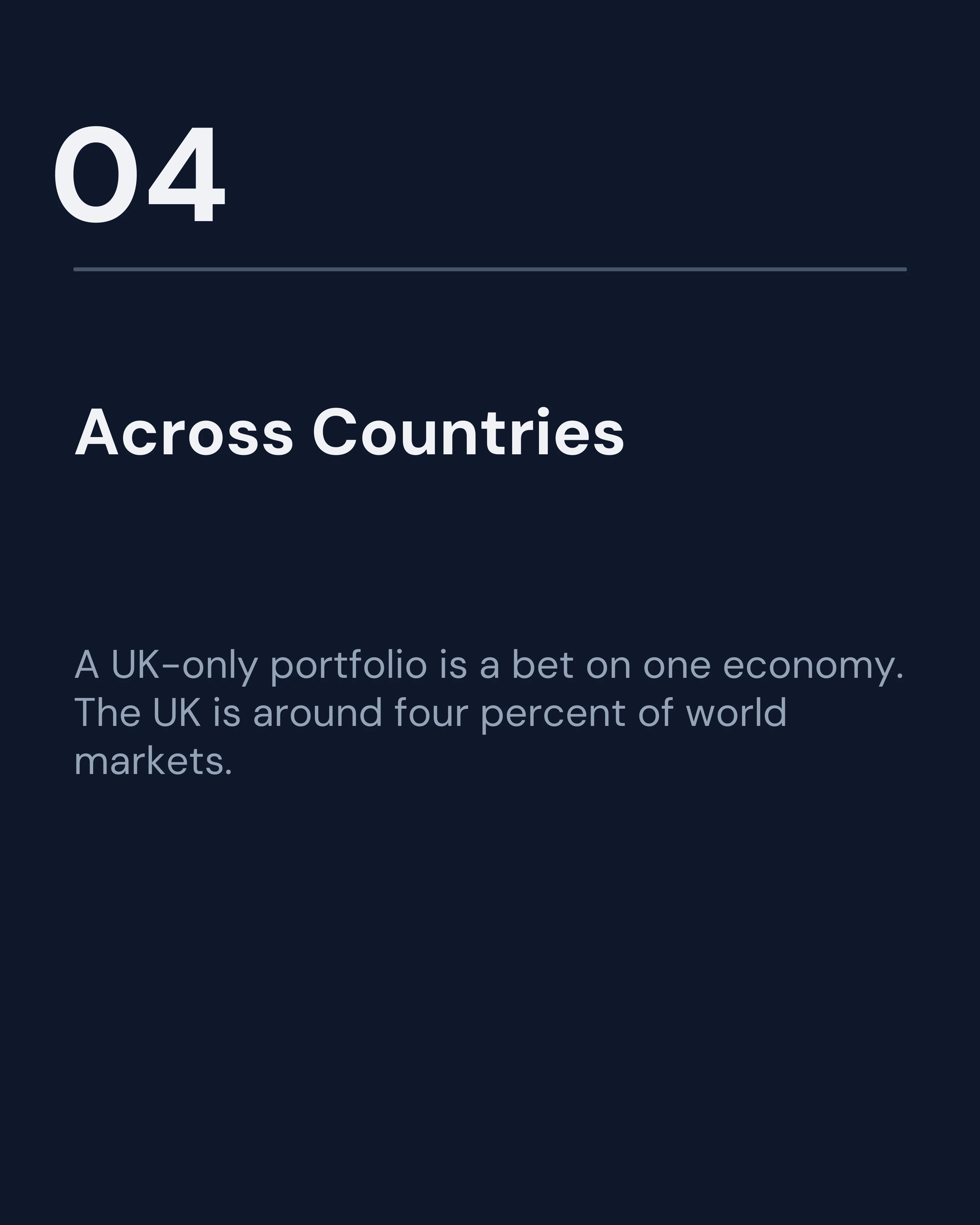 Slide four: across countries