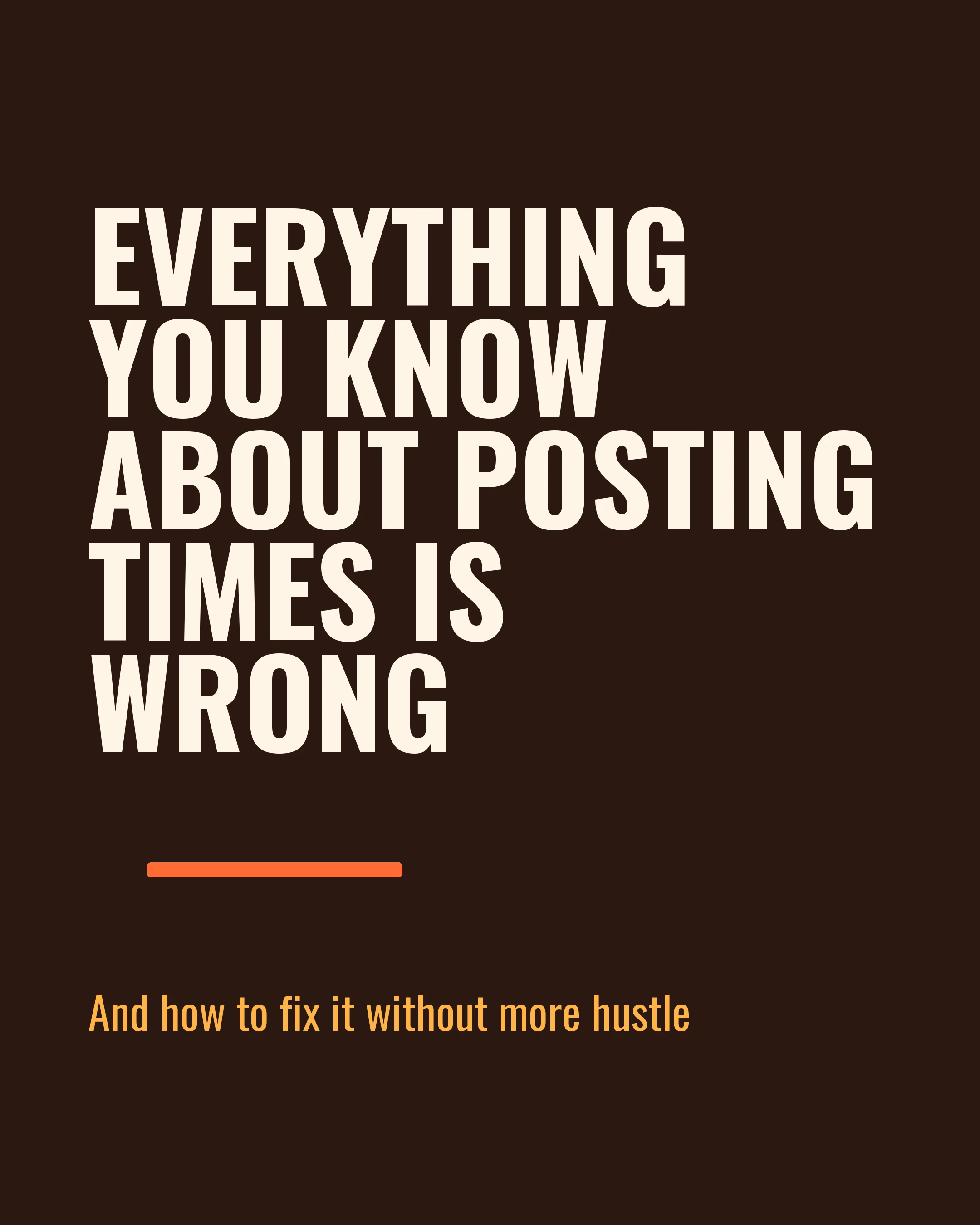 Contrarian hook example carousel slide