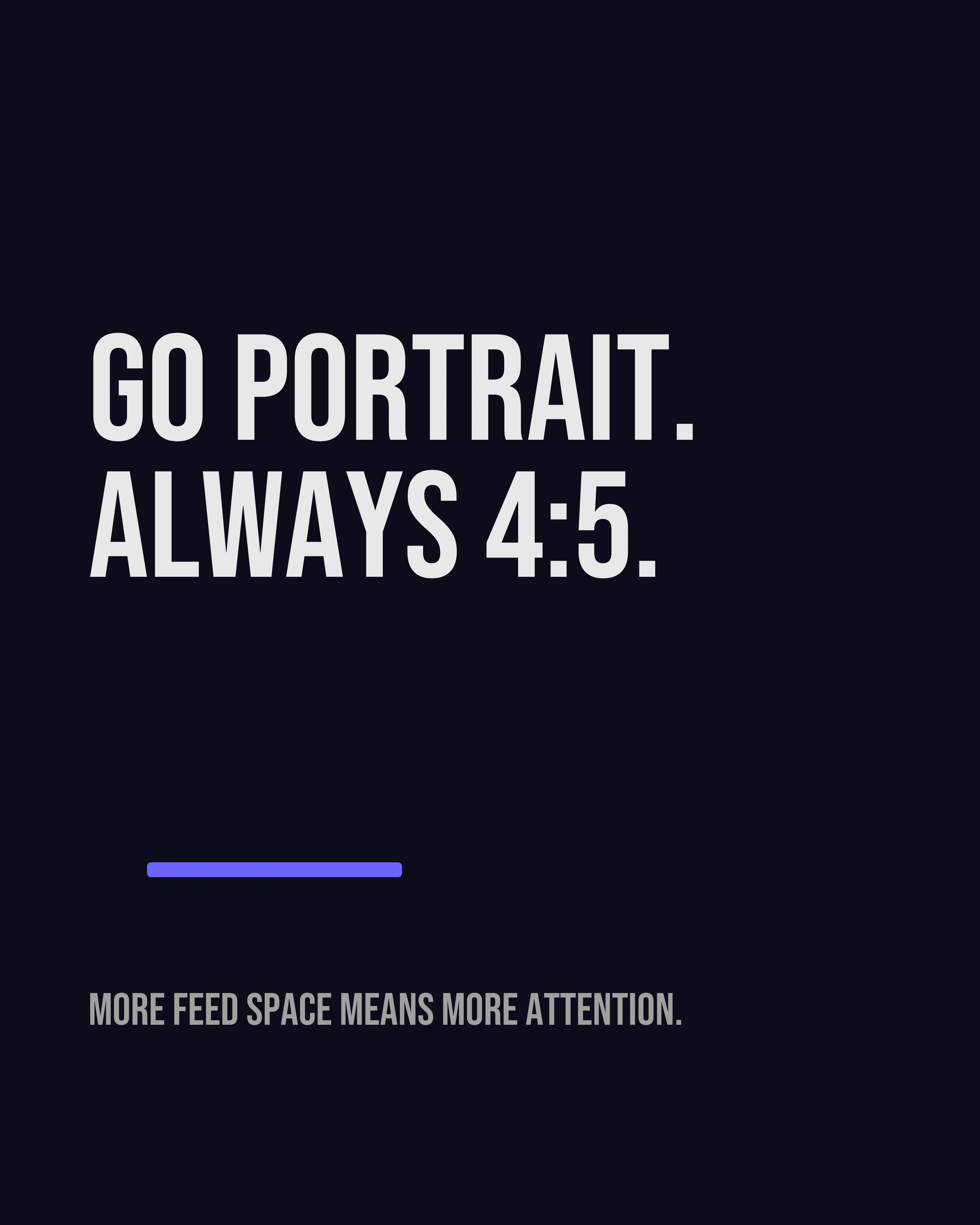 Go portrait 4:5 slide