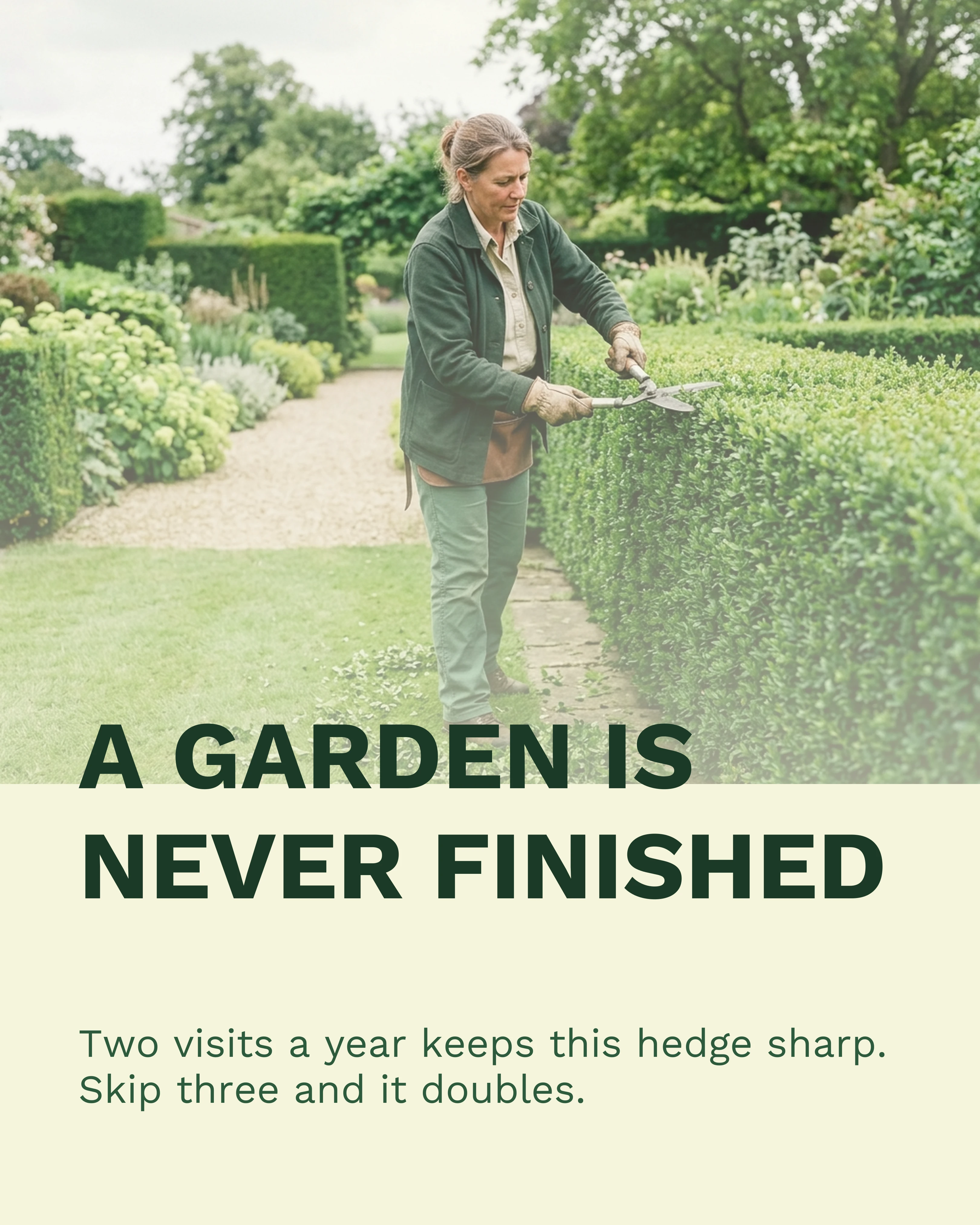 Hedge maintenance reality slide
