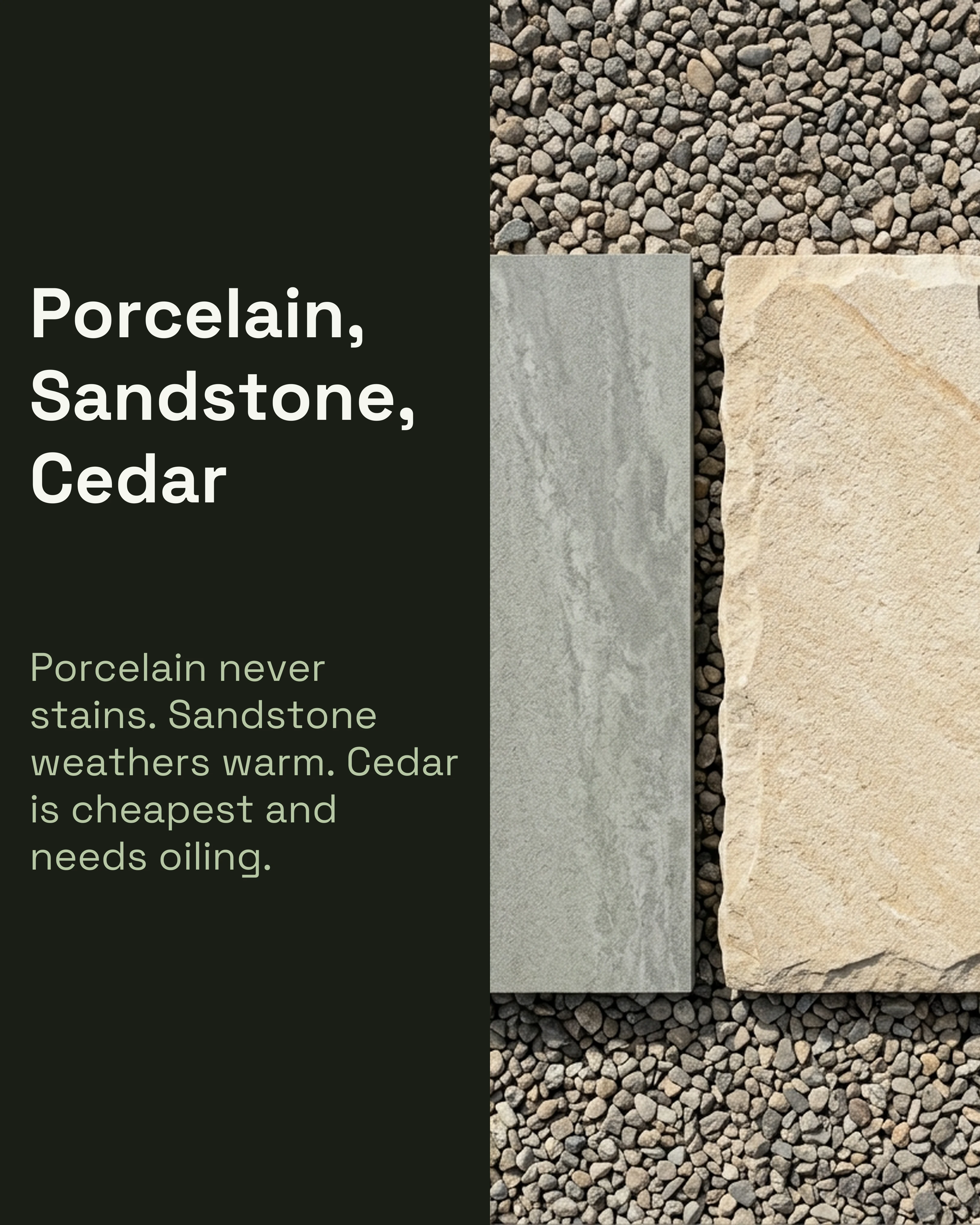 Paving materials comparison slide