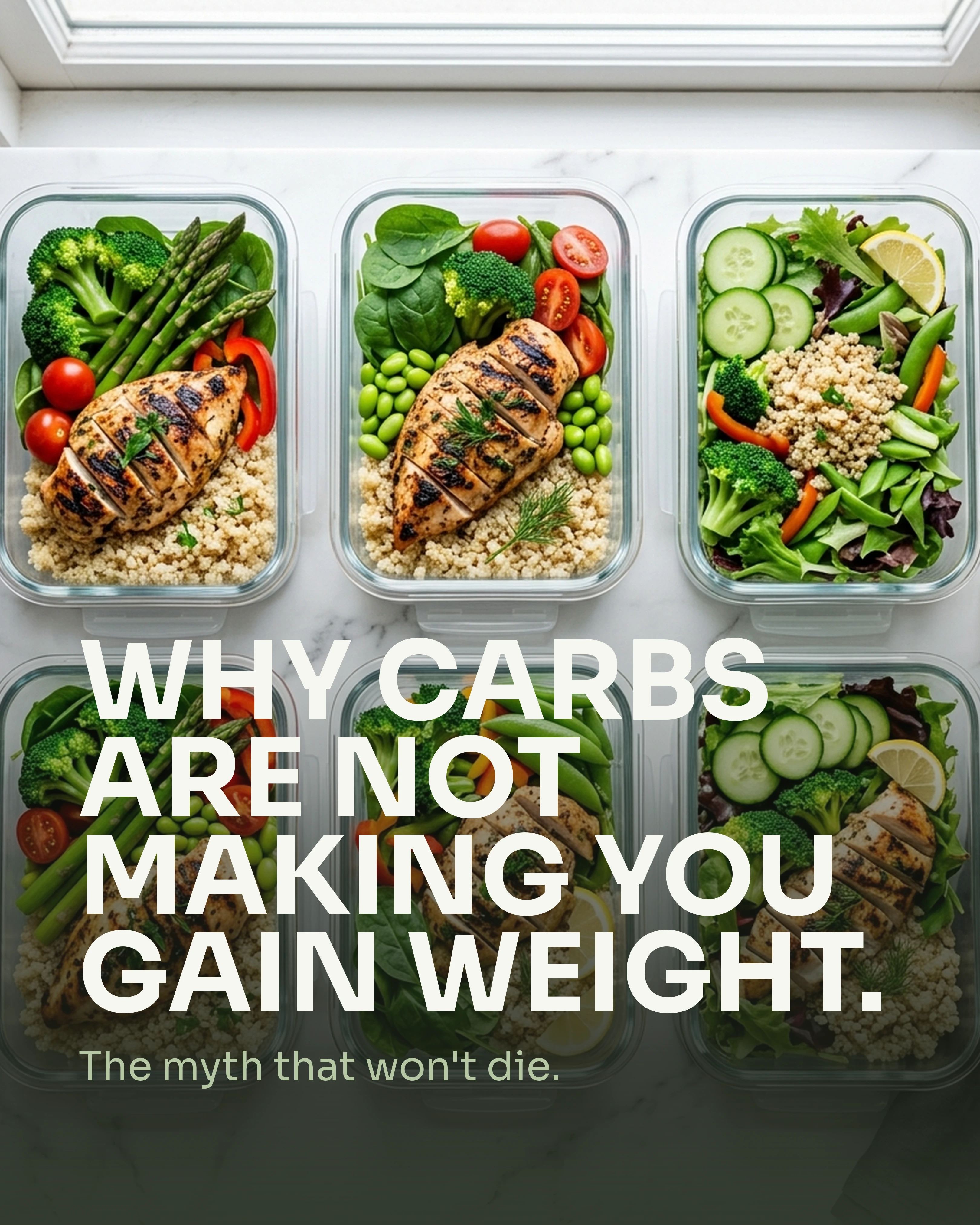 Nutrition visual — carbs myth