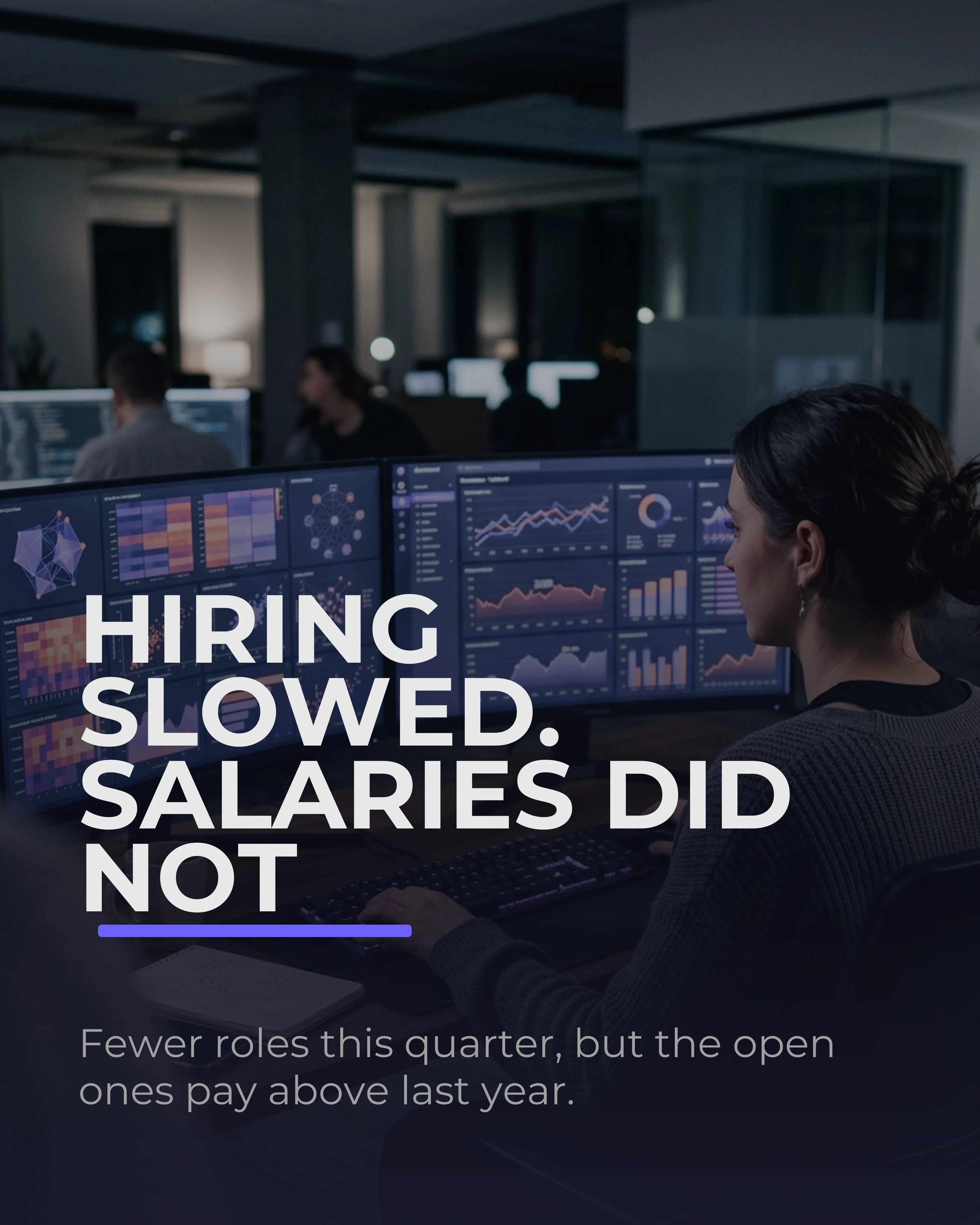 Job market snapshot slide