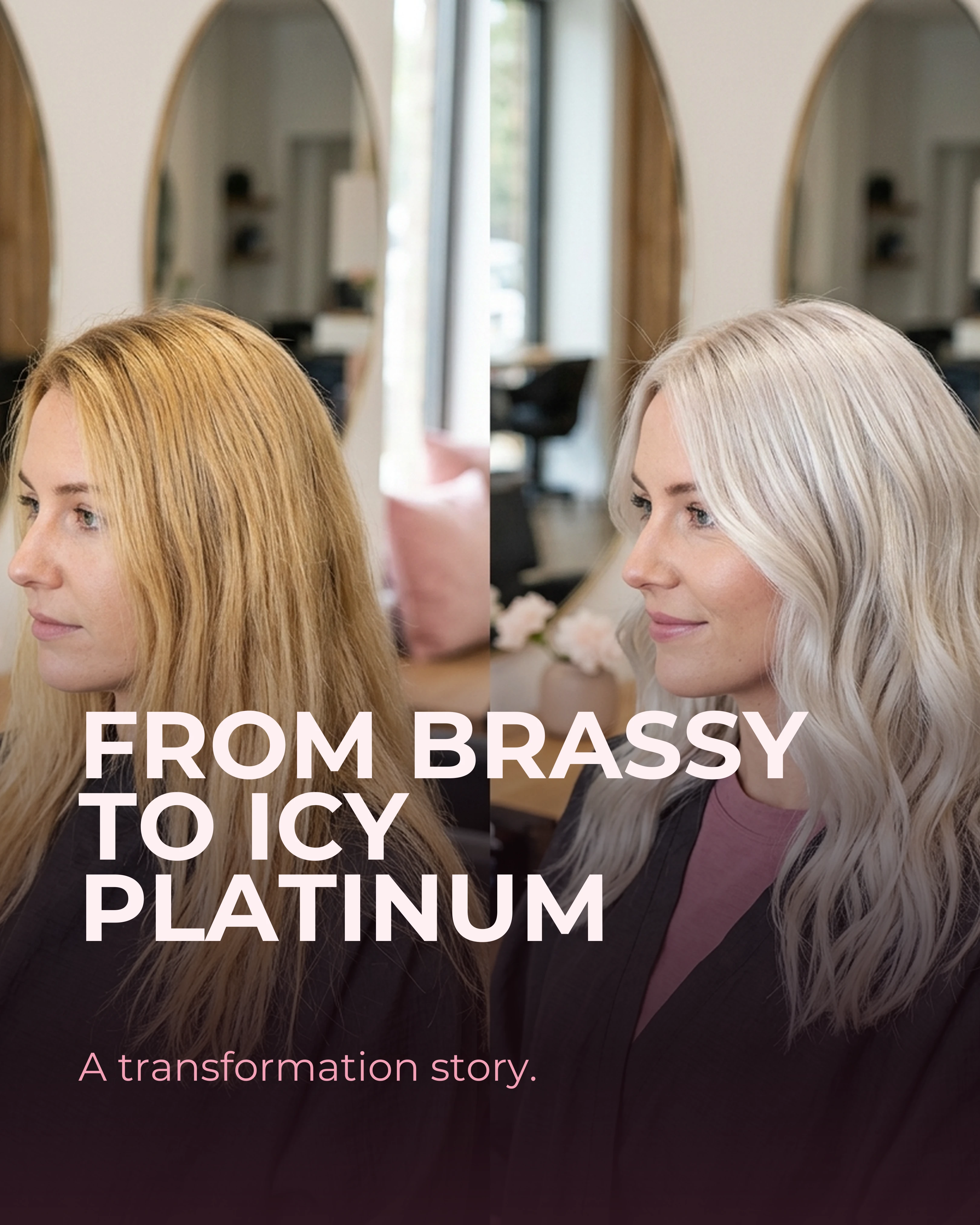 From Brassy to Icy Platinum