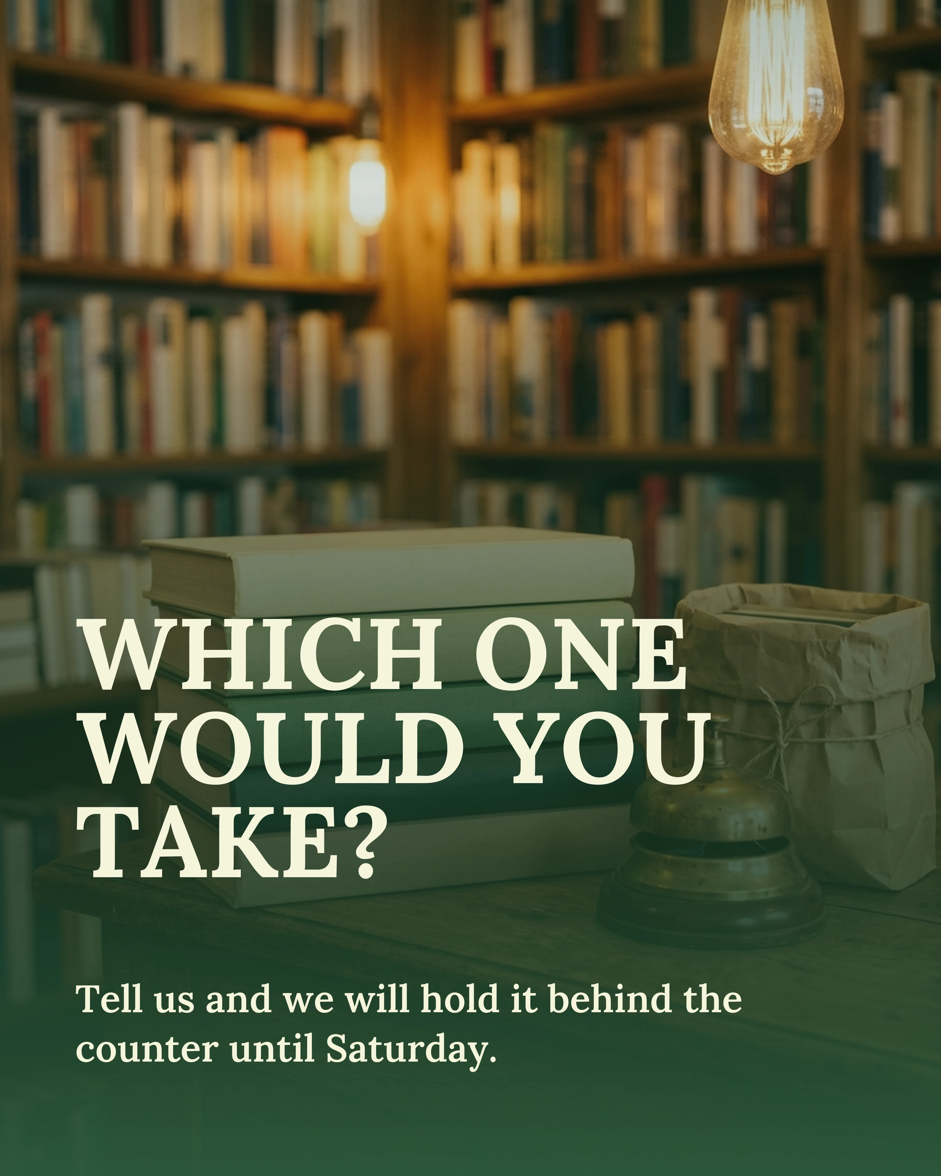 Closing slide asking readers which one they would pick
