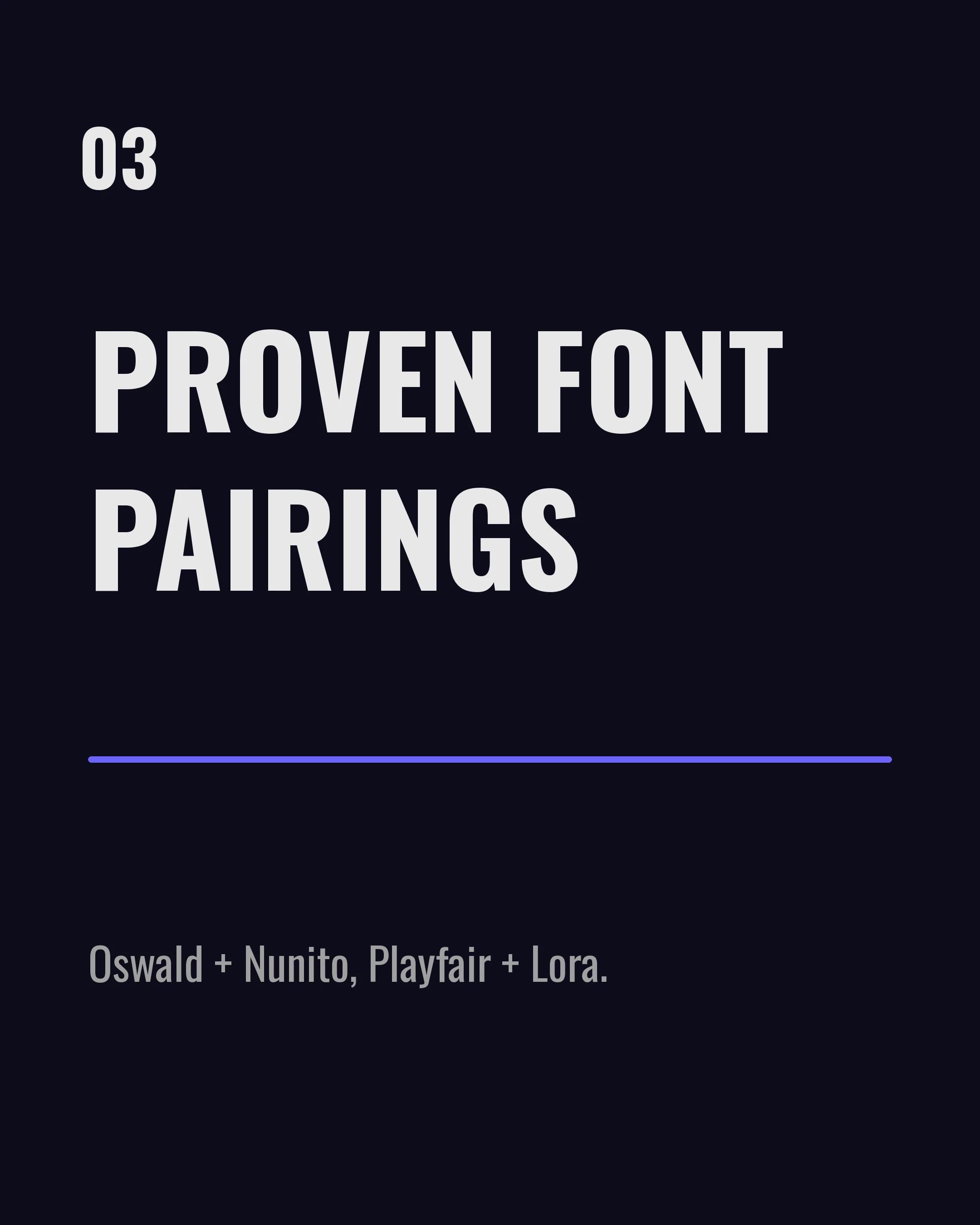 Typography impact