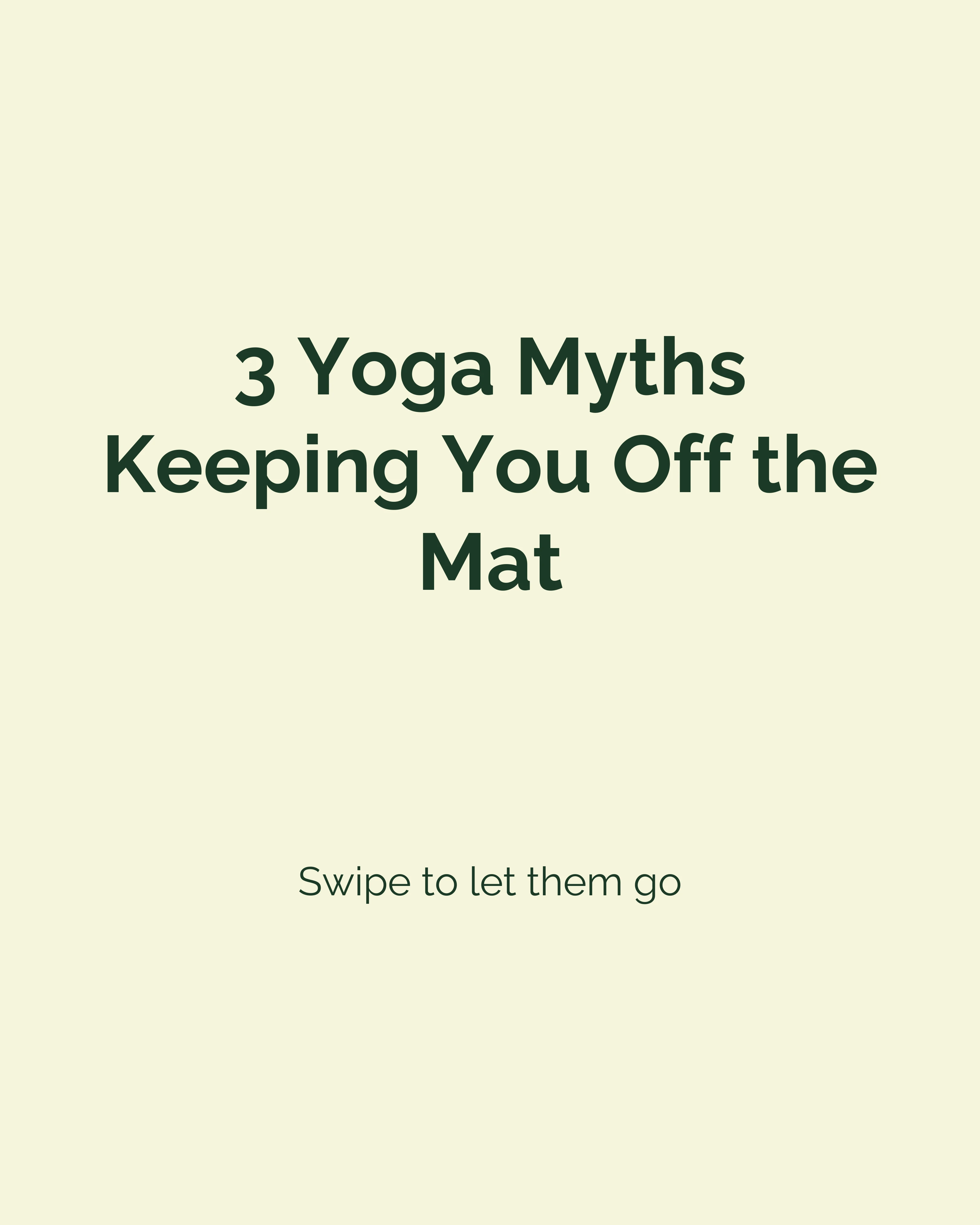 Yoga myths carousel slide